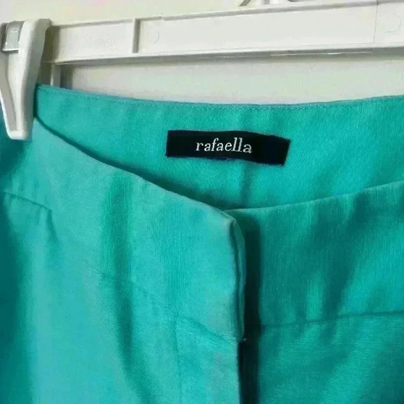 Vintage Rafaella Green Capris Preppy Prep Coastal Grandma Pants Small - Picture 4 of 8